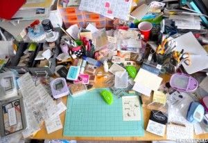 Perder archivos en el escritorio desordenado